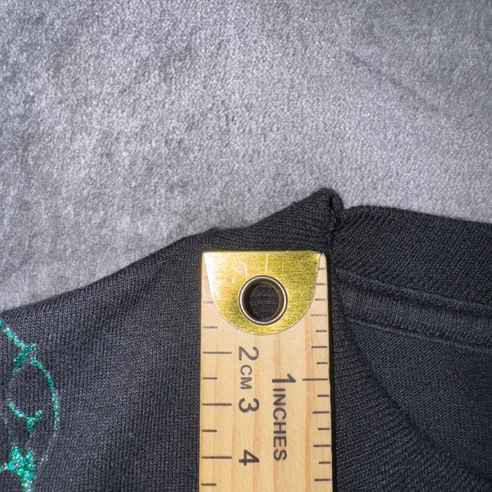 Vintage Jerzees Peanuts Halloween Charlie Brown Snoopy T-Shirt Black Large USA - Picture 8 of 9